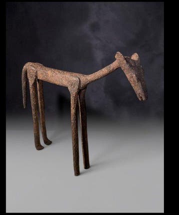 Kleine ezel Dogon - Dier, van ijzer - Dogon - Mali
