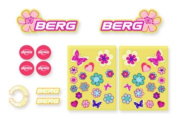 BERG-Onderdeel Skelter - Buzzy 2-in-1 - Sticker set Bloom, Ophalen of Verzenden, Nieuw