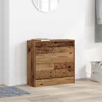 vidaXL Schoenenkast met plank Oudhout 60 x 21 x 57 cm, Verzenden, Nieuw