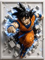 Shayer - Goku – Power of the Brick Saiyan - XL - 60x80cm -, Kinderen en Baby's, Speelgoed | Duplo en Lego, Nieuw