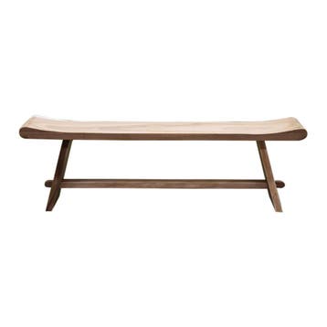 Holle boomstambank 150x30x45 cm, Ophalen of Verzenden, Nieuw