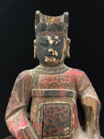 Dignitaire - 18th c. - Hout - China - Qing Dynastie