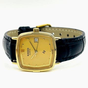 Rado - Gold-Tone Dial Date Display - Zonder minimumprijs -, Nieuw