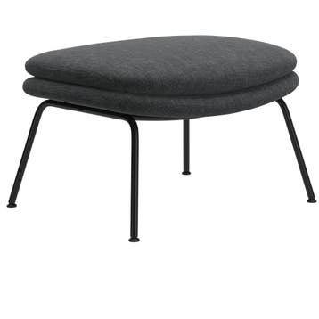 BoConcept Dublin Voetenbank Textiel Grijs - Poef -, Ophalen of Verzenden, Zo goed als nieuw, Overige vormen