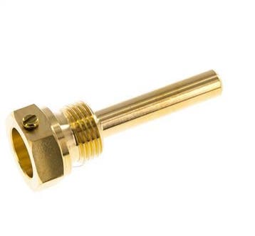 Koper Legering G 1/2 Inch Thermowell met Schroef voor 63mm, Verzenden, Nieuw