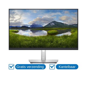 Dell P2422H 23.8 inch monitor – Full HD, IPS (incl. voet), In hoogte verstelbaar, Ophalen of Verzenden, Zo goed als nieuw, Dell