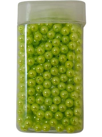 Rijgparels Pearls Lime Groen 8 mm 220 gr. 475 stuks, Ophalen of Verzenden, Nieuw
