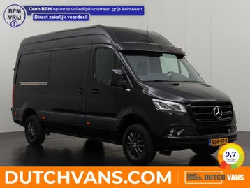 Mercedes-Benz Sprinter Dubbele-cabine 319CDI | zwart, Euro 6, Zwart, Mercedes-Benz, Nieuw