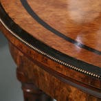Schitterende salontafel originele hoogte met ebbenhouten bie, Ophalen of Verzenden