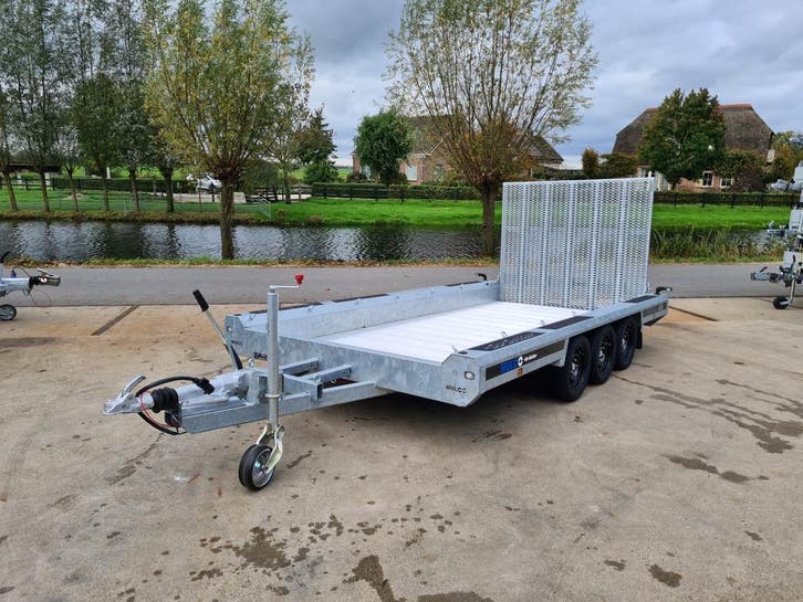 Professionele aanhanger Hulco Terrax-3 3500KG Tridem, Auto diversen, Aanhangers en Bagagewagens, Nieuw