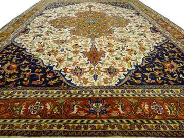 Tabriz - Gereinigd - Vloerkleed - 350 cm - 250 cm, Nieuw