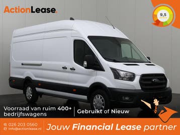 Ford Transit Bestelbus L4 H3 2023 Diesel Handgeschakeld, Auto's, Ford, Zwart, Wit, Nieuw, Transit