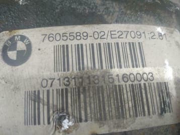 Differentieel achter 7605589-02, 760558902, 2.81, Auto-onderdelen, Ophalen of Verzenden, Gebruikt, BMW