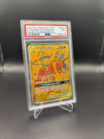 Pokémon - 1 Graded card - Reshiram & Charizard GX SM247 Full, Nieuw