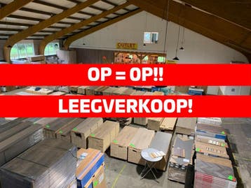 OP = OP LEEGVERKOOP! Vloer en wandtegels!!, 30 cm of meer, Steen of Klei, 50 tot 150 cm, Nieuw