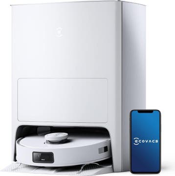 Dweilrobot Ecovacs X1 E | 260 min accu | Laatste Stuk!, Ophalen of Verzenden, Zo goed als nieuw, Robotstofzuiger, Minder dan 1200 watt