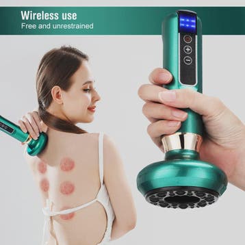 Elektrische Cupping Massager: 6 standen vacuüm, Gua Sha, ant, Sport en Fitness, Verzenden, Nieuw