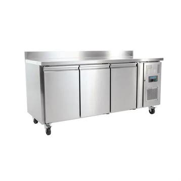 Drie Deurs Koelwerkbank met Opstand | 417L | RVS | 1795mm..., Verzenden, Nieuw in verpakking
