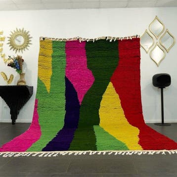 Berber, Veelkleurig Berbertapijt - Tapijt - 305 cm - 203 cm, Nieuw