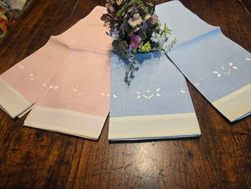 Handdoek (4) - 110 cm - 57 cm - Vintage handdoeken
