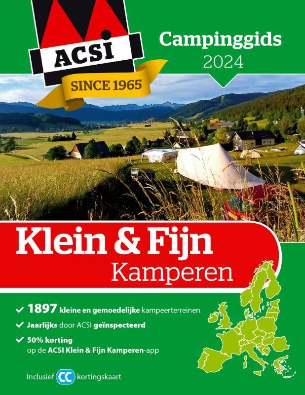 Klein & Fijn Kamperen / 2024 / ACSI Campinggids ACSI, Boeken, Reisgidsen, Gelezen, Verzenden