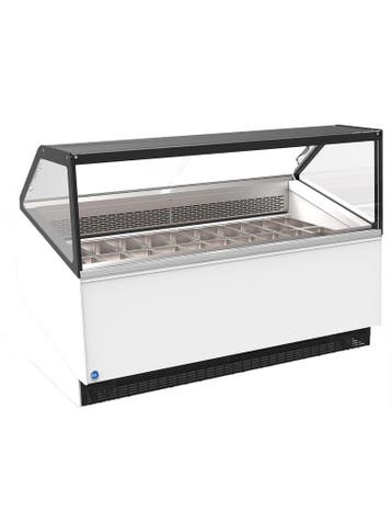 Schepijsvitrine Delight - Glazen Deur - 20-Baks - 352 Liter, Verzenden, Nieuw in verpakking