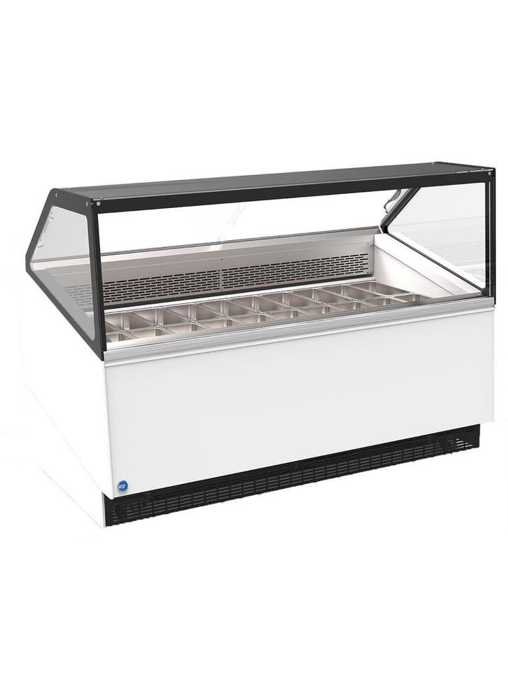 Schepijsvitrine Delight - Glazen Deur - 20-Baks - 352 Liter, Zakelijke goederen, Horeca | Keukenapparatuur, Verzenden