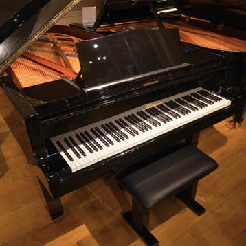 Blüthner 230 PE messing vleugel, Muziek en Instrumenten, Piano's, Zo goed als nieuw, Zwart, Vleugel
