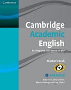 9780521165273 Cambridge Academic English C1 - Adv teacher..., Boeken, Verzenden, Zo goed als nieuw, Matt Firth