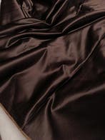Elegante tessuto darredo marrone made in Italy - semi, Antiek en Kunst