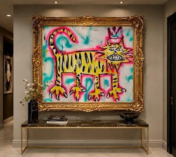 Timo Wedell - Whiskered Dynasty - XL- Basquiat Style