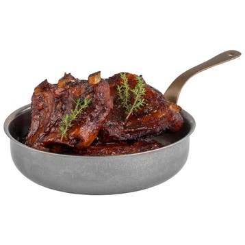 GGM Gastro | (6 stuks) Sauspan VINTARA - RVS - 0,9 liter - Ø, Verzenden, Nieuw