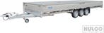 Hulco Plateauwagen Medax-3 3500kg 611x223, Auto diversen, Aanhangers en Bagagewagens, Ophalen, Nieuw