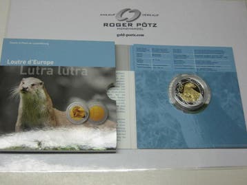 Luxemburg 5 Euro 2011 Fischotter bimetall Ovp, Verzenden