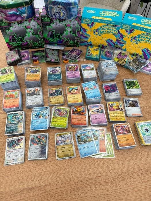 Pokémon - 1500 Bulk kaarten - HOLO Bulk Pokemon, Trainer,, Hobby en Vrije tijd, Verzamelkaartspellen | Pokémon