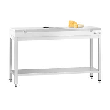 GGM Gastro | RVS werktafel PREMIUM - 1400x600mm - met |, Verzenden, Nieuw in verpakking, Meubilair
