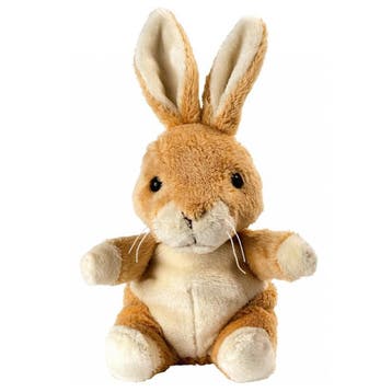 Pluche konijn knuffel - zacht - 19 cm - haas - knuffeldier, Verzenden, Nieuw
