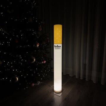 Marlboro Lights - Staande lamp - Plastic - Handgemaakt