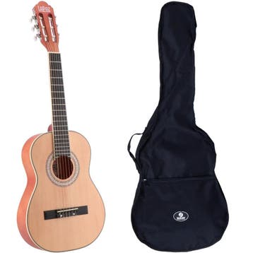 LaPaz C30N klassieke gitaar 3/4-formaat naturel + gigbag, Muziek en Instrumenten, Verzenden, Nieuw