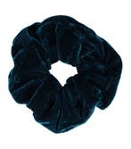 Haarelastiek Scrunchie – Basic – Velvet Stof – Zeegroen, Nieuw