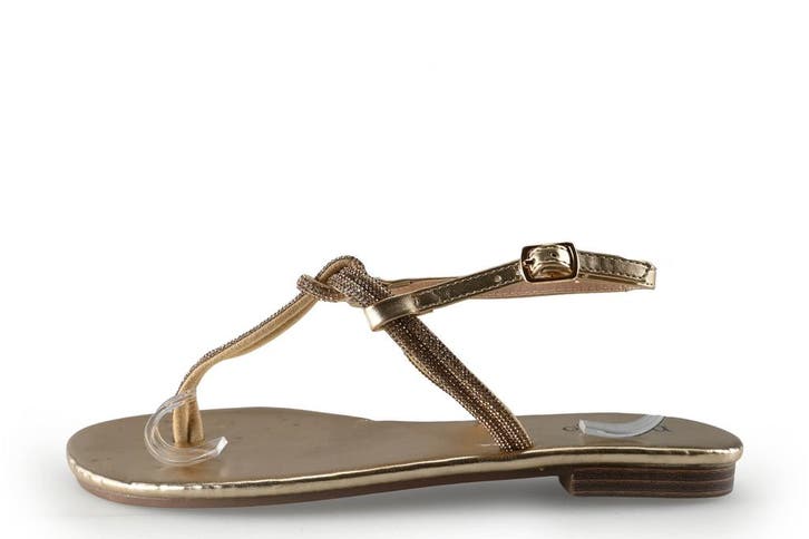 Mia & Jo Sandalen in maat 38 Goud, Kleding | Dames, Schoenen, Overige kleuren, Zo goed als nieuw, Sandalen of Muiltjes, Verzenden