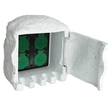 Stekkerblok tuin waterproof | 55% Korting, Ophalen of Verzenden, Zo goed als nieuw, Stopcontact