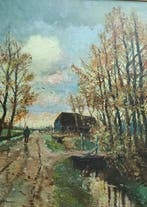 M.L.Middelhoek (1898-1986) - Natuur bij Zuidland