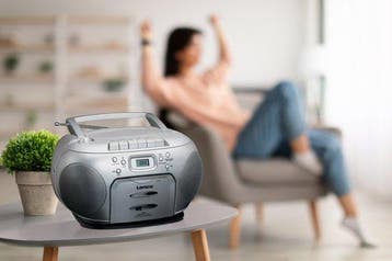 Lenco SCD-420SI - Draagbare radio CD speler met MP3 optie en, Verzenden, Zo goed als nieuw