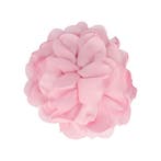 Haarspeld Duckklem 10cm – Haarbloem – Gladde Stof – Roze, Nieuw