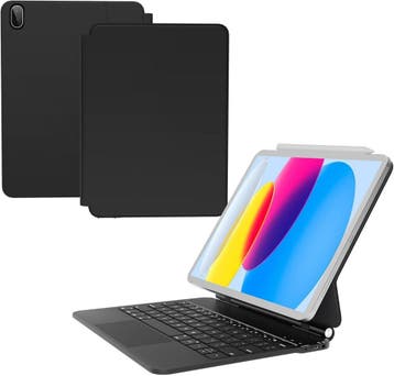 iPad 10 beschermhoes + Keyboard | 72% Korting | ACTIE, Computers en Software, Tablet-hoezen, Gebruikt, Bescherming voor- en achterkant