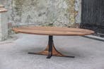 Exclusieve ovale noten tafel Frjemd NIEUW nu in de showroom, Huis en Inrichting, Overige houtsoorten, Moderne luxe stijl eettafels op maat gemaakt uit eigen fabriek