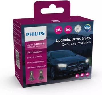 Philips Ultinon Access LED H7 set 11972U2500CX, Ophalen of Verzenden, Zo goed als nieuw