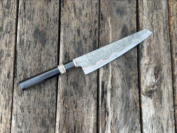 Keukenmes - Handgemaakte verzamelobjecten Japanse chefmes,, Antiek en Kunst