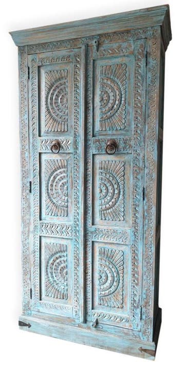Prachtige kast Indian Sun, Huis en Inrichting, 200 cm of meer, Teakhout, Nieuw, Ophalen of Verzenden